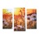 Carty clock, modular "chamomile at sunset", silent, 60 x 80 cm
