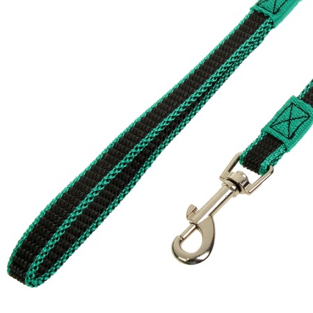 Kaponnoye zonik leash with double latex thread, 7 m x 1.5 cm, green-1