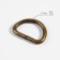 Semi -ring for bags, d = 20 mm, thickness - 3 mm, 10 pcs, antique color