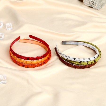 Hair cap "Amber Light" thin, 1 cm, mix-2