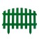 Decorative fence, 35 × 210 cm, 5 sections, plastic, green, RENESSANS, GREENGO
