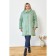 Female coat, size 60, green color