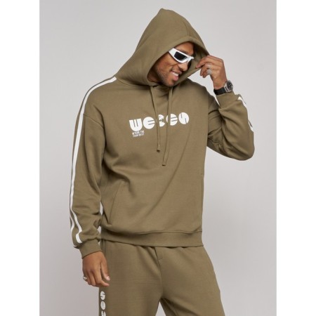 Male tracksuit, size 50, khaki color-5