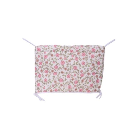 A set of sides in a crib without a canopy (bunny on-3