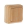 UNIVERSAL Olympus switch, 10 A, 1 key, external, pine color