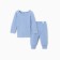 Kit (longshit and trousers) children's minku, dusty blue color, height 80-86 cm
