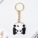 A keychain for children, metal "Panda", 4 x 4.3 cm