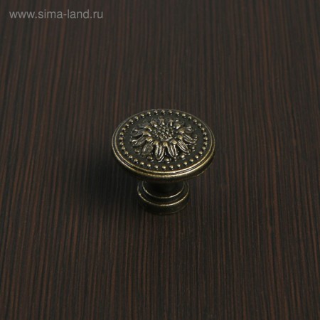Handle button tundra Vintage 011, bronze color, 8 pcs TMP-1