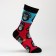 Socks "monkeys", pink/blue color, size 25-27