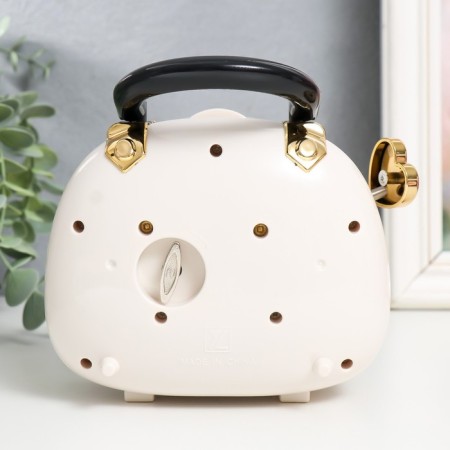 MODE MODE MUSE CHANTEL WITH A MIRRACT "BROADE WITH FILL" White 14x11.5x6.5 cm-3