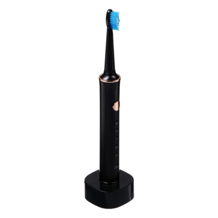 Luazon LP-002 electric toothbrush, 31000 DV/min, 4 nozzles, batteries, black-1