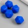 Busina silicone "polyhedron" sapphire d = 1.7 cm