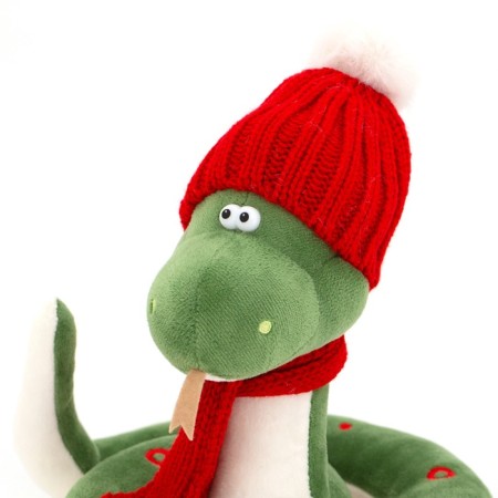 New Year! Soft toy "Semey Syoma", in a red hat, 20 cm-3