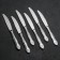 Set of cutlery "Troika", 24 items, decorative box, silver color