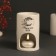 Aroma lamp ceramics "after the night there is always dawn" White 7.2x7.2x11.6 cm