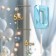 Candle in the cake on the skewer "Almaz", the number "0", blue, 4.8x2.6 cm