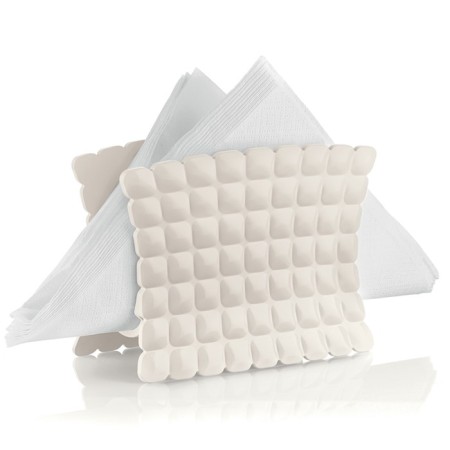 Guzzini Tiffany napkin stand, milk-white color