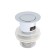 The bottom valve TIM BAR0801B, for the sink, with overflow, height 8 cm