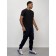 Cargo jeans men, size 46-48, dark blue color