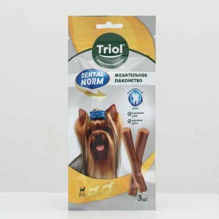 Triol dental Norm chewing treat for small dogs, 45 g
