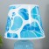 Table lamp "Sea Wave" E14 15W Blue Risalux