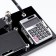 Set of desktop 6V1 with calculator, 16x36 cm, black