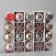 A set of jewelry plastic 40 pcs "Snow Eide dayshore" silk, D-6 cm, snowflake 6 cm,