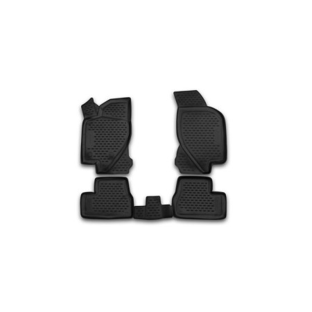 3D mats in the Datsun On-DO salon, 01/2014-2016, 4 pcs. (polyurethane)