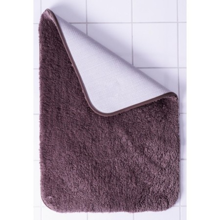 CHIC bathroom mat, beige/brown color, 60x90 cm-2