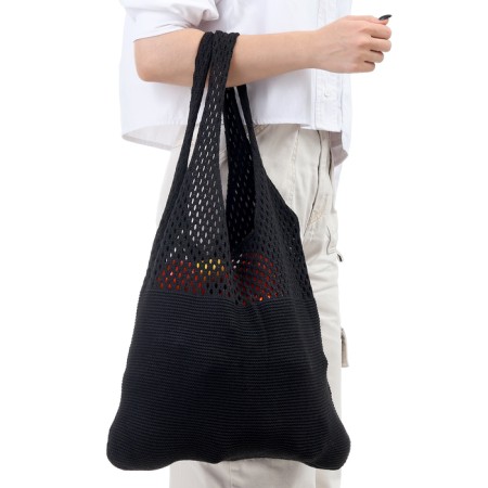 ALOSKA 38 x 62 cm, handle 22 cm, cell 0.5 cm, black-1