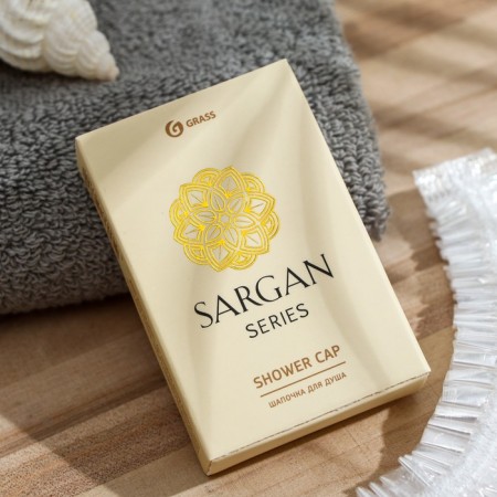 Shower cap "sargan" in a cardboard box