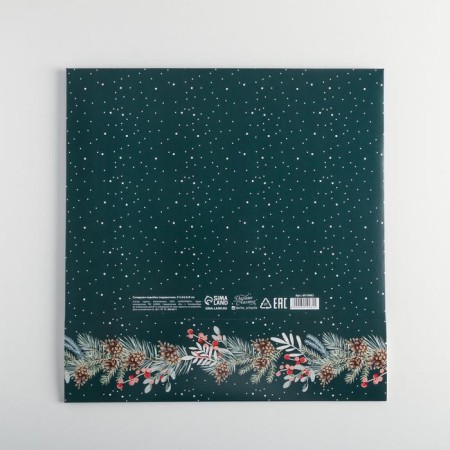 Folding Gift Box "New Year Botanika", 31 x 24.5 x 9 cm, New Year-6
