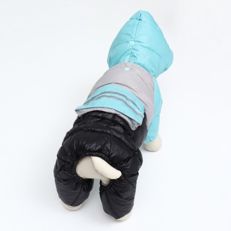 The overalls "anorak" reflective, size 14 (DS 32, OG 42, Osh 31 cm), black and blue-4