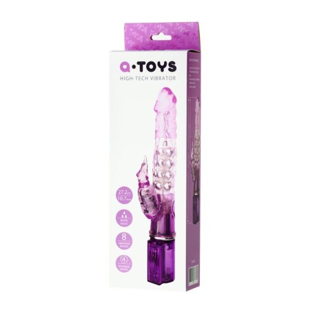 Toyfa High-Tech Fantasy, TPE, purple color, 26.5 cm, 26.5 cm color clitoris-3