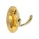 Hook furniture tundra TKD027, two -rod, gold