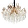 Polina chandelier 5x60W E14 gold 50x50x41cm SVK
