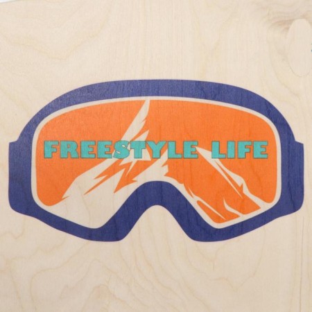 Balance Balancing Balassboard Low "Freestyle Life", 50 × 33x0.9 cm-1