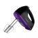 Mixer KitFort KT-3404, manual, 100 watts, 7 speeds, black-violet