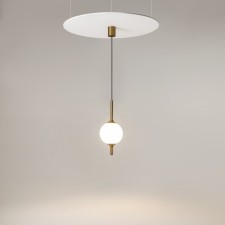 Suspension lamp Maytoni Z020PL-L6BS3K, LED, 7W, 351 cm, 400lm, Brass color