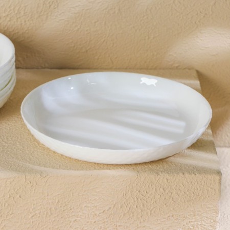 A set of dessert plates Luminarc Diwali Precious, D = 19 cm, glass ceramic, 6 pcs, white color-1