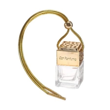 A bottle for a flavor in a car, suspended, Car Parfume 8 ml, golden-1