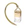A bottle for a flavor in a car, suspended, Car Parfume 8 ml, golden