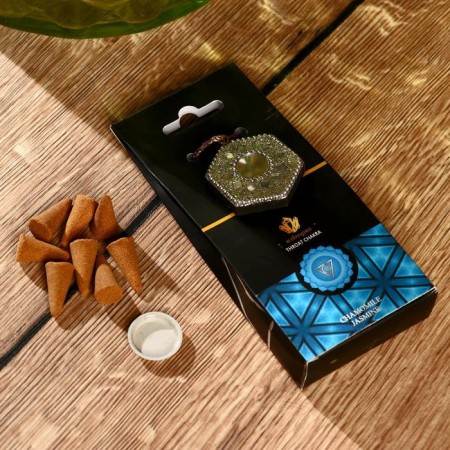 Aromacons "Chakra" 40 pcs and a chamomile stand and jasmine-2