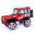 The jeep is red