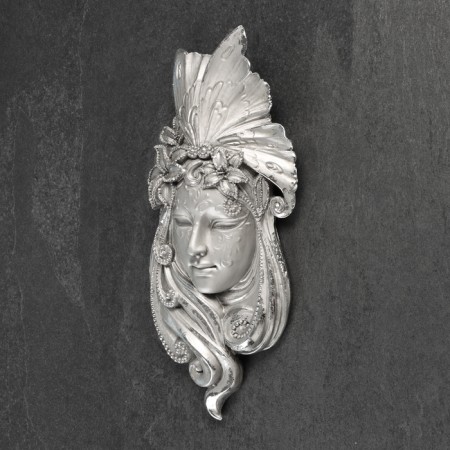 Suspended decor "Venetian mask No. 3" 32x15cm, bronze-2