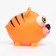 Tiger dog toy 12 cm, orange