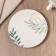 Tea couple ceramic "leaves", 200 ml, white color