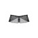 Thongs open with Softline Collection skirt, black color, size s/m