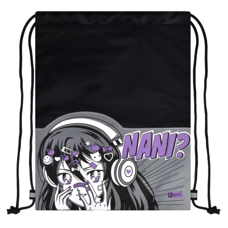 A bag for shoes 480 x 360 mm, phoenix, reflective application, "manga"-3