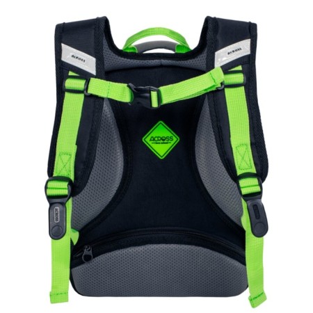 School backpack by Ergon. Spray Across 194 37*28*12 Mal + Pen, Cher/Zele 24-194-5-4